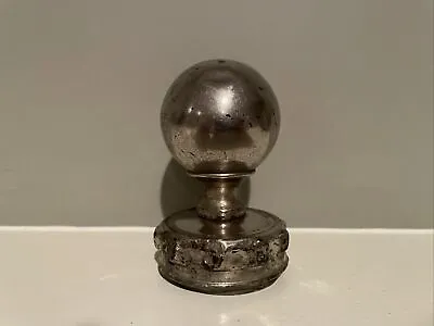 Ball Globe Hood Ornament Radiator Cap Mascot Vintage Auto Car Part Sphere • $124.95