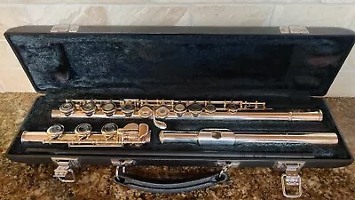 Yamaha 361HA Silver Head Flute Gently Used With Cleaning Rod And Case • $695