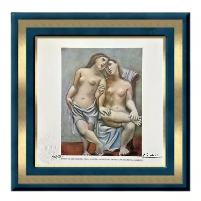 Pablo Picasso Signed Original Hand Tipped Print - Two Female Nudes 1920 • $35