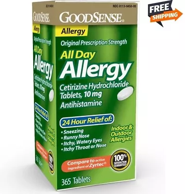 Goodsense Allergy All Day Allergy Medicine Best Pills 365 Tablets All Day Bulk • $24.07
