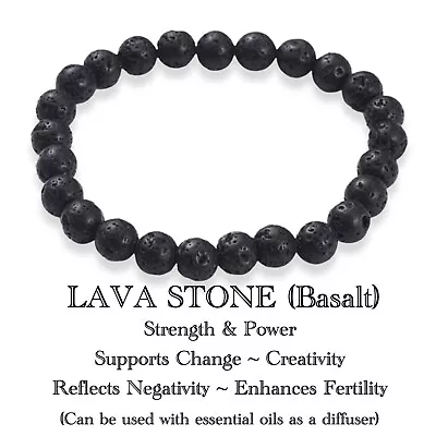 £2.89 • Buy Crystal Gemstone Bracelet Bead 7 Chakra Natural Stone Stretch Reiki Jewellery UK
