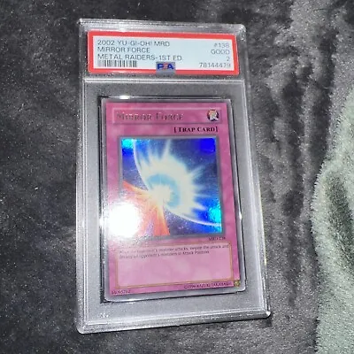 Mirror Force MRD-138 1st Edition Yu-Gi-Oh! Ultra Rare PSA 2 • $66.20