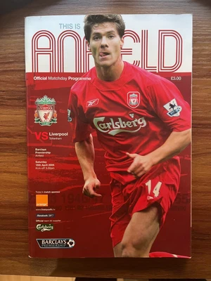 £2 • Buy Liverpool V Tottenham 2004 2005 Matchday Programme