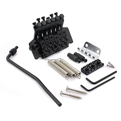 Black Floyd Rose Lic Ibanez Guitar Bridge Edge Style Double Tremolo System • $30.05