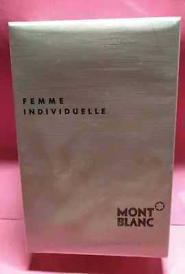 Mont Blanc FEMME INDIVIDUELLE 2.5 OZ EDT Perfume For Women New In Sealed Box • $44.90