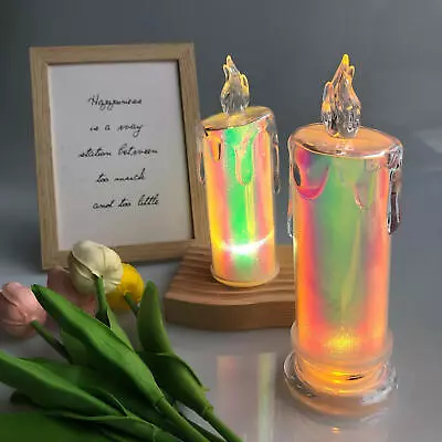 Flameless Votive Candles Colorful Flickering Electric Fake Candle Tea  • $8.24