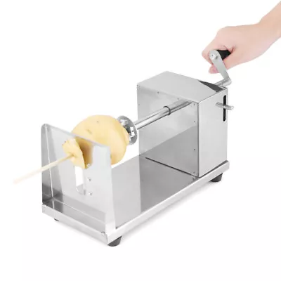 UTEN Potato Cutter Stainless Steel Twister Spiral Vegetable Slicer Machine • £14.99