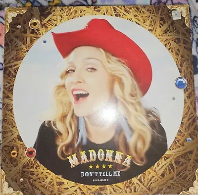 Don't Tell Me  By Madonna BLUE VINYL  • $40