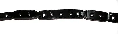 SAINT LAURENT Paris Black  Leather Belt Small/Medium ITALY NWT • $45