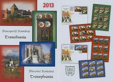 Romania 2013 Transylvania Transylvania Mi.6685-88 Zf KB Set Block 554 FDCMK • $9.36