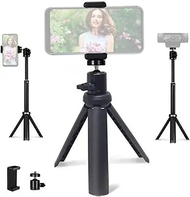 Lightweight Mini Tripod For Camera/phone/webcam Extendable Stand For Logitech We • $21.57