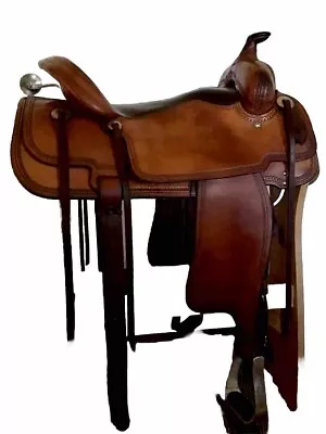 Dale Martin Trail Original Saddlery Western Trail Saddle Rare 17” Seat. • $1895