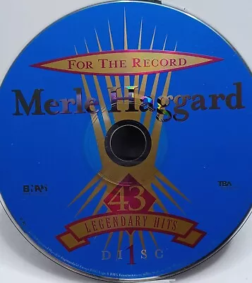 Merle Haggard 43 Legendary Hits 2 CD Set (CD's Only) • $6.50