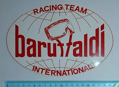 VINTAGE STICKER AUTOCOLLANT BARUFFALDI RACING TEAM 80'S 20x13cm RARE • $41.30