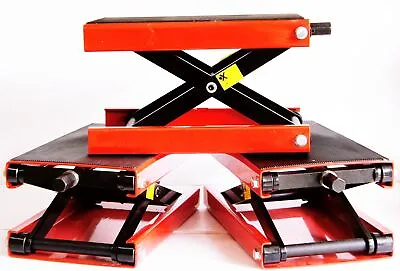 EPC Wide 1000 Lb Motorcycle Scissor Center Jack Cycle Lift Harley / Metric • $99.95