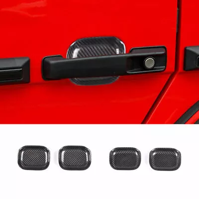 For Benz G-Class 2004-2018 Carbon Fiber Outside Door Bowl Cup Cover Trim 4PCS • $230.24