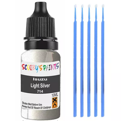 For Isuzu Wizard Light Silver Touch Up Code 714 Scratch Car Chip Repair Paint • £6.99