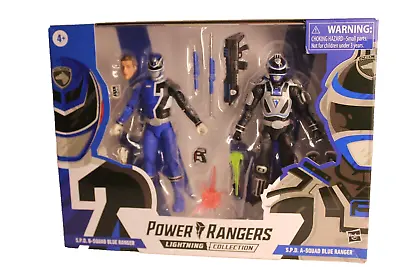 B-Squad Blue Ranger Vs A-Squad Blue Ranger Action Figure 2-Pack Lightning Set • $44.99