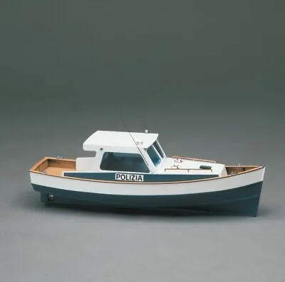 Mantua Police Launch 1:35 Scale Wooden Model Boat Kit 700 • £53.95