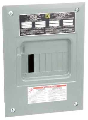 $89.99 • Buy Qo816l100f Square D 8 Spaces 16 Circuits 100amp Load Center New