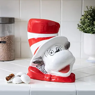 Vandor Dr. Seuss Cat In The Hat Sculpted Ceramic Cookie Jar #17141 • $37.95