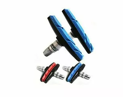 NTNMOTOR V Bike Brake Pads With Hex Nuts And Spacers V Bicycle Brake Blocks Set • $10.66