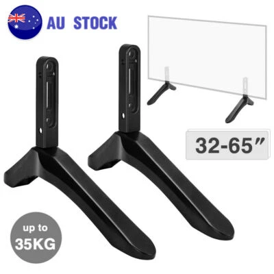 $25.80 • Buy Universal Table Top TV Stand Leg Mount LED LCD Flat TV Screen For Sony LG