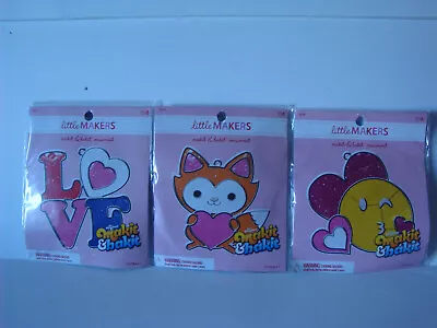 Makit & Bakit Large Valentines Day Sun Catcher Kits Love Winking Emoji Your Cho • $12.99