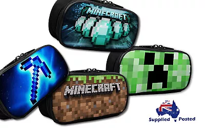 MINECRAFT Printed Pencil Cases     *NEW 2023* OZ Seller • $17.95