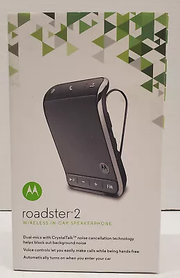Motorola Roadster 2 TZ710 Portable Wireless Bluetooth In-Car Speakerphone • $44.33