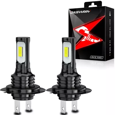 2x H7 Led Headlight Bulbs Kit High/low Beam 80w 4000lm Super Bright White 6000k • $24.99