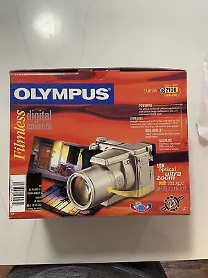 Olympus C-2100 10X Optical Ultra Zoom 2.1 Mega Pixel 1600x1200 Slightly Used • $40