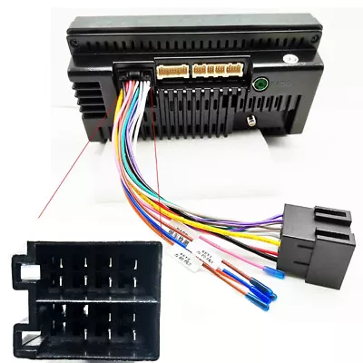 $14 • Buy 20 Pin ISO Wiring Harness Connector Adapter For Android Car Stereo Power Cable