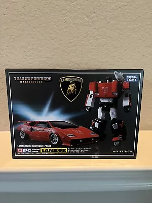 Masterpiece Transformers Lambor MP-12 (Sideswipe) Authentic New & Factory Sealed • $250