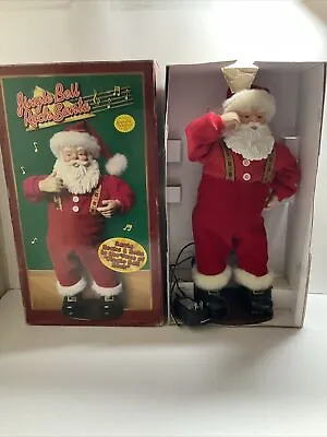 1st Edition Jingle Bell Rock Dancing Santa Claus Animated Musical Vintage 1998 • $74.99