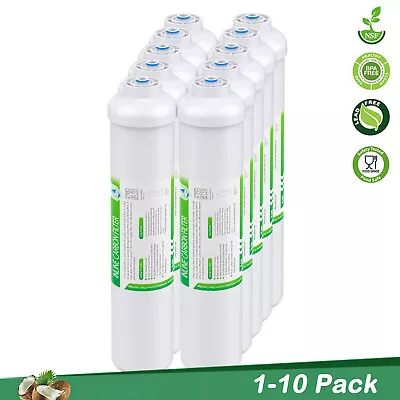 1-10 Pack Inline Post Carbon Water Filter 1/4  QC For 5-Stage RO Reverse Osmosis • $17.24