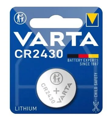 VARTA CR2430 Lithium Battery 3v 6430 X 1 For Watchman Sonic Oil Tank Monitor • £3.68