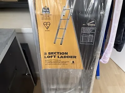 £70 • Buy NEW 3 SECTION LOFT LADDER ( Still In Packaging As Bought This Way )