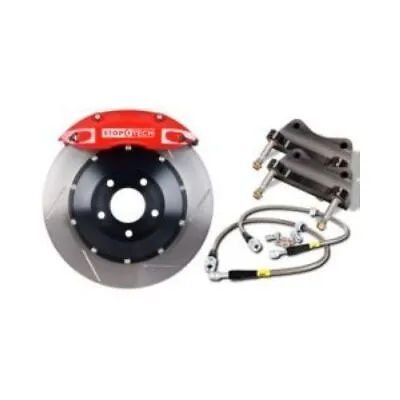 StopTech 83.893.4300.71 Front Big Brake Kit - Red Caliper Drilled NEW • $2698.20