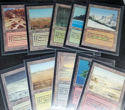 Magic The Gathering Collectors Edition - Dual Lands Complete Set Near Mint  • $2000