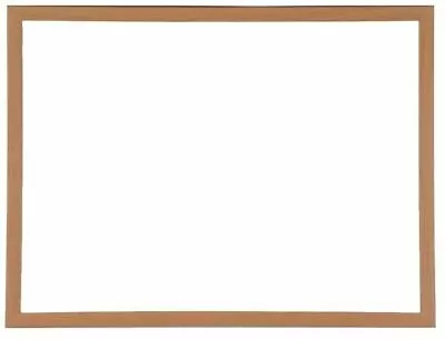 PREMIER 45cm X 30cm MAGNETIC DRYWIPE WHITEBOARD FRAMED NOTICE BOARD & FIXINGS  • £7.95