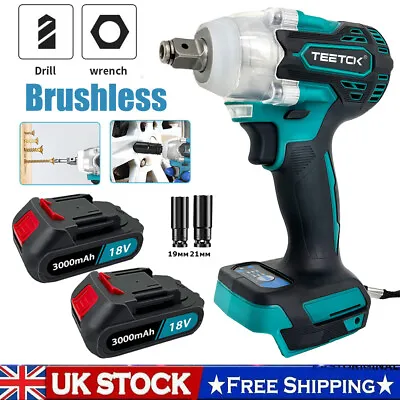 For MAKITA DTW285Z Cordless Brushless Impact Wrench 18V 1/2  Driver Charger 3Ah • £33.40