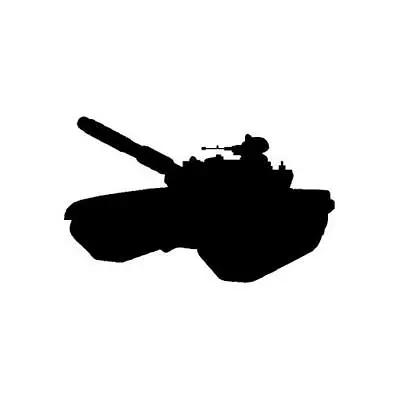 Tank Military - Vinyl Decal Sticker For Wall Car IPhone IPad Laptop Bike • £6.61