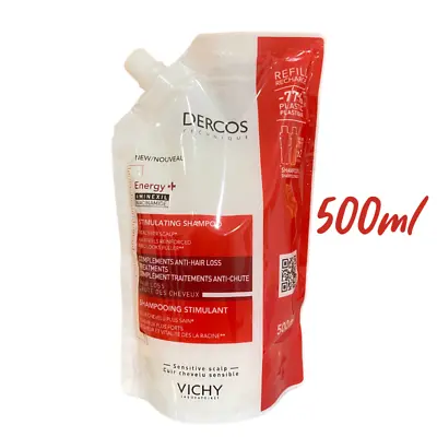 Vichy Dercos ENERGY + Stimulating Energizing Anti Hair Loss Shampoo Refill 500ml • $32.80