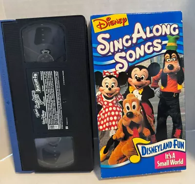 Disney Sing Along Songs Disneyland Fun VHS Vintage Tape Movie Small World • $4.99