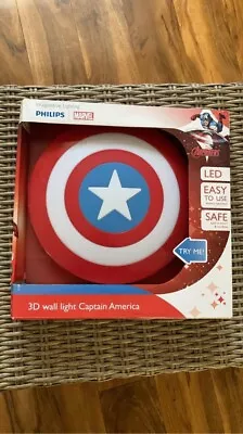 3D Captain America Wall Light • £19.99