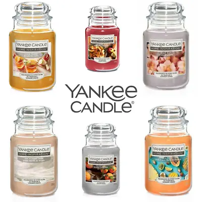 538g Large Scented Yankee Candle In Glass Jar 623g Brand New Assorted Fragrances • £16.99