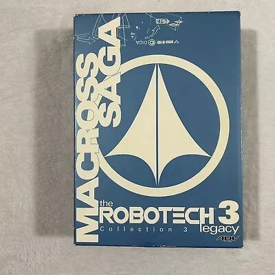 Robotech Legacy - Vol. 3: The Macross Saga (DVD 2001 3-Disc Set) • $12.99