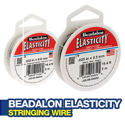 Beadalon Elasticity 5m Elastic Beading Cord • £6.60