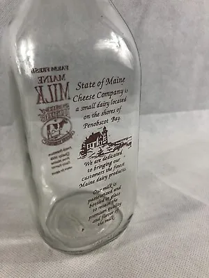 State Of Maine Cheese Company Milk Bottle Lighthouse • $9.99